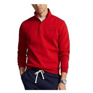 Polo Ralph Lauren Performance 1/4 Zip Pullover Fleece Red Men’s  XXL 2XL